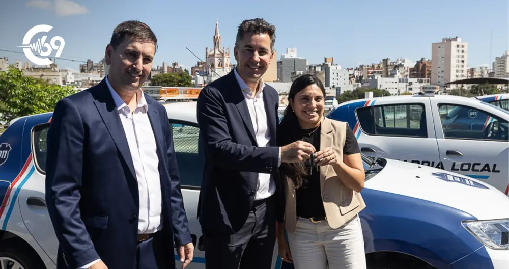 Santa Eufemia recibió un nuevo patrullero para su Guardia Local de Prevención y Convivencia
