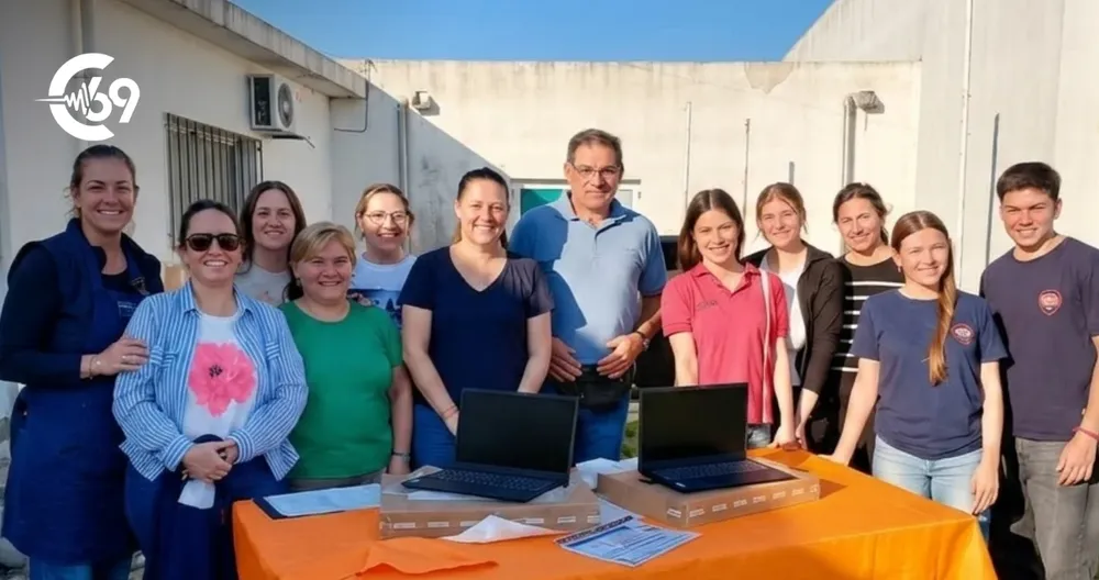 Santa Eufemia: el IDMB modernizó por completo su sala de computación con 20 nuevas notebooks