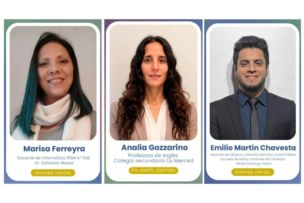 los-tres-docentes-cordobeses-seleccionados-mejores-educadores-del-pais