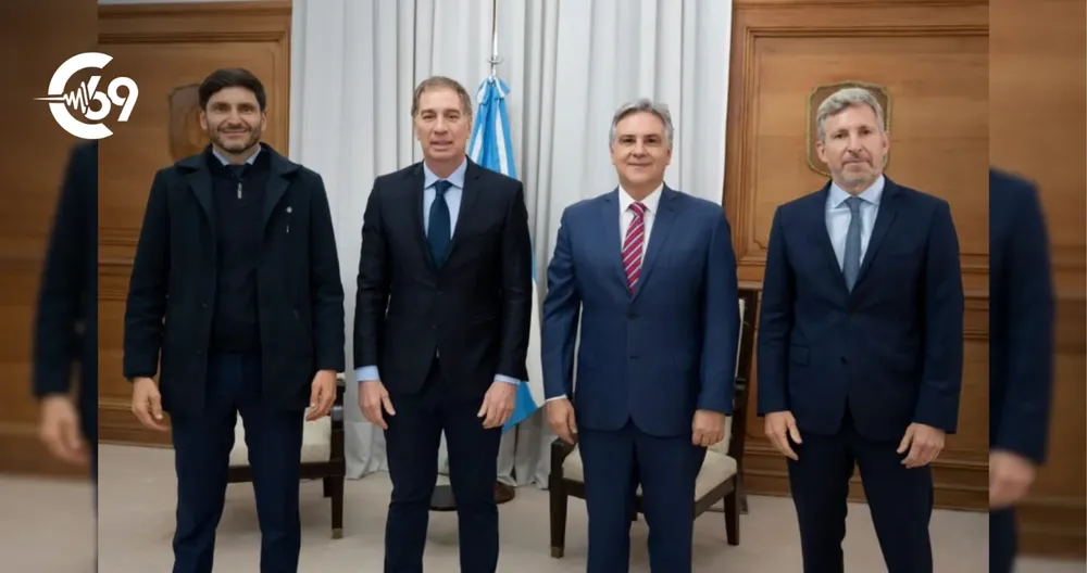 Martín Llaryora se reunió con Santilli y los gobernadores de la Región Centro