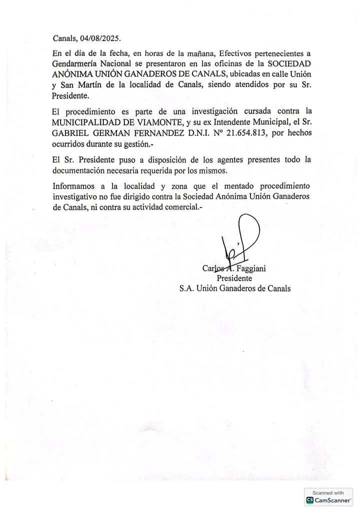 Comunicado